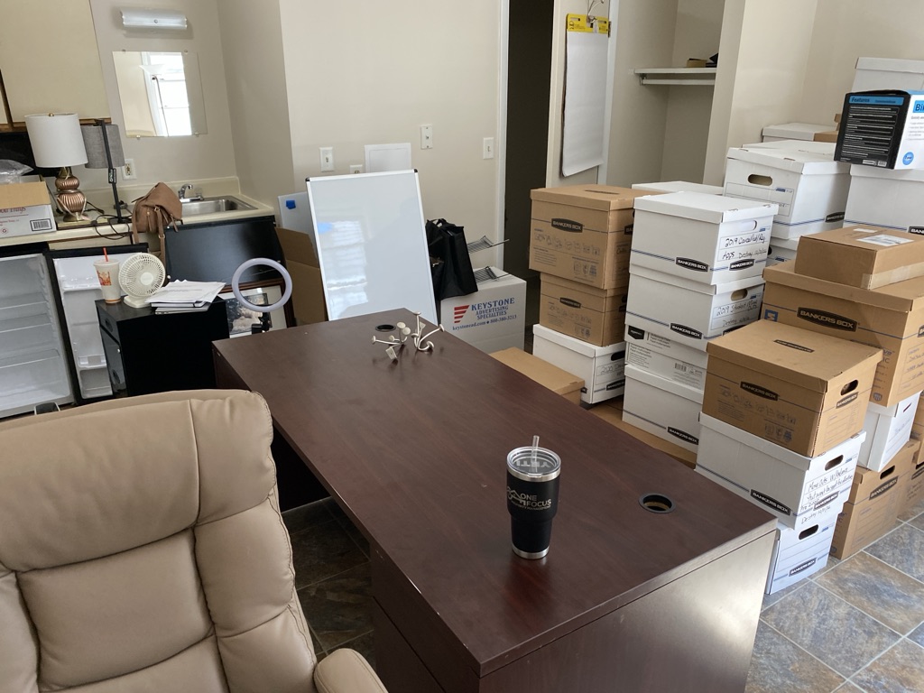 PM Jen in the first One Focus office in Williamsport